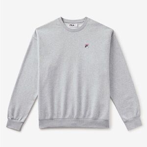 FILA Classic Relaxed Sweatshirt in Grey Heather
